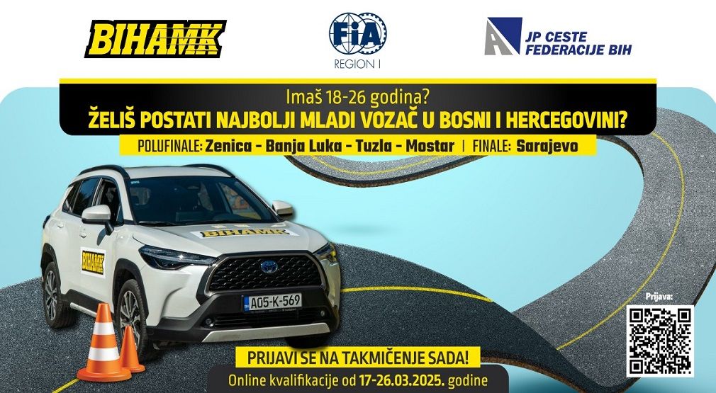Postanite najbolji mladi vozač u Bosni i Hercegovini za 2025. godinu!