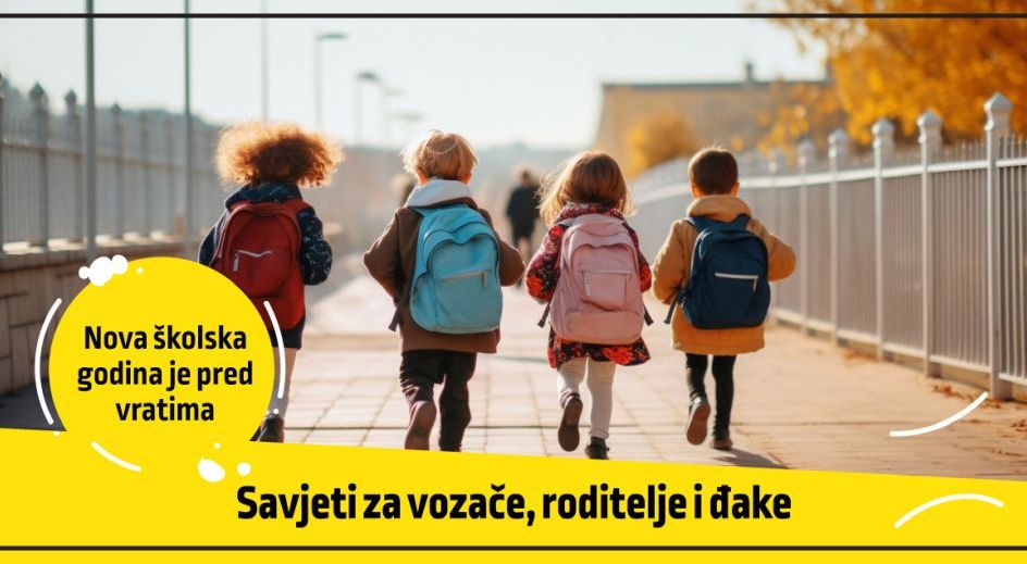 Početak nove školske godine 2025: Savjeti za vozače, roditelje i djecu