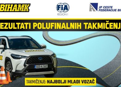 REZULTATI POLUFINALNOG DIJELA TAKMIČENJA NAJBOLJI MLADI VOZAČ 2025